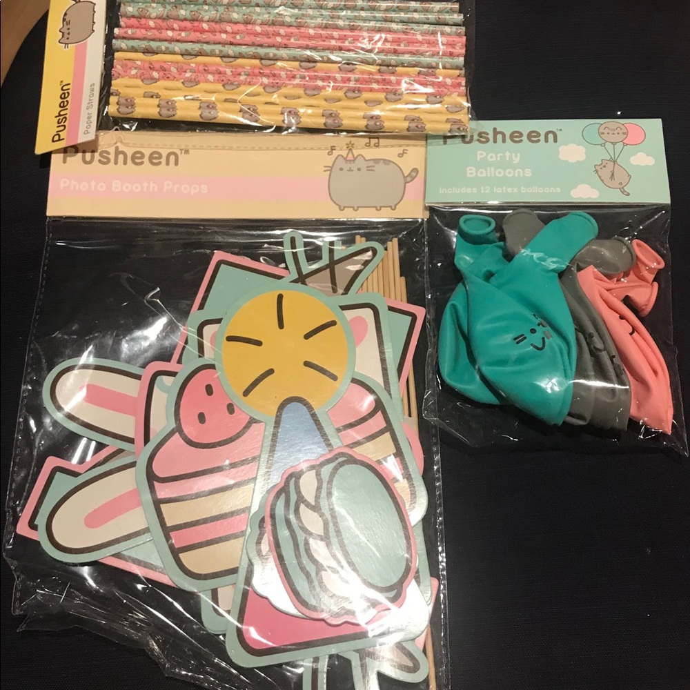 NWT Pusheen cat Party bundle